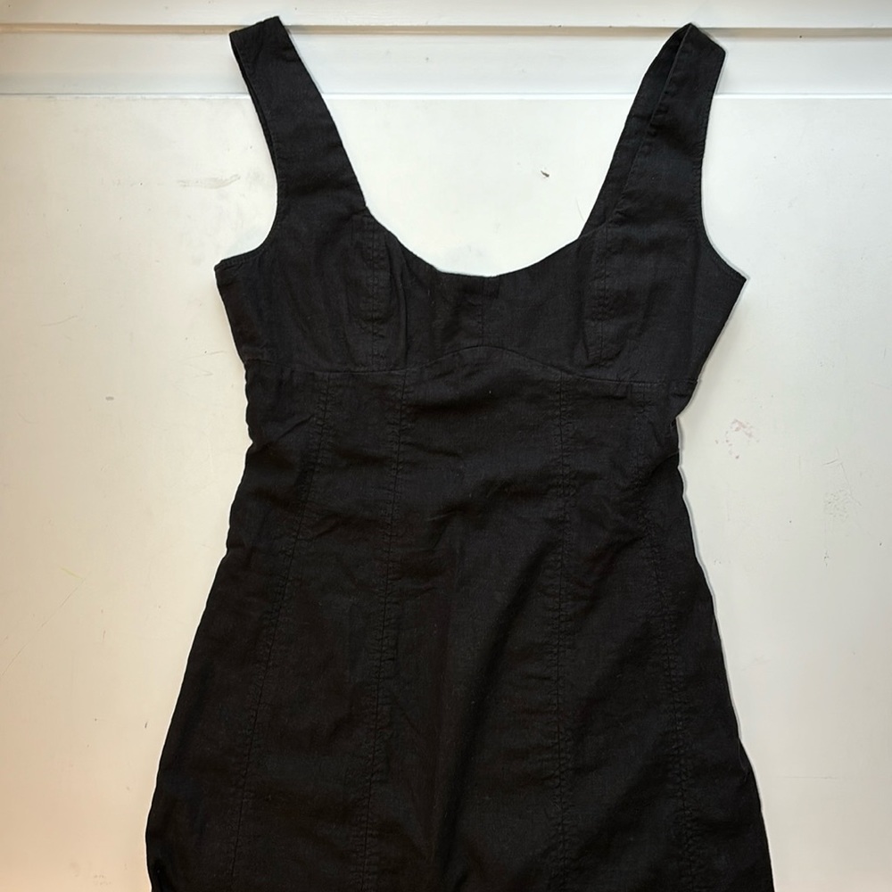 Urban Outfitters XS Little Black Dress linen
